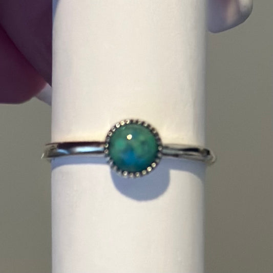 Dainty Turquoise Sterling Ring