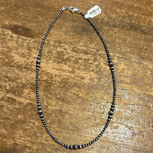 Navajo Multi Size Pearl Necklace