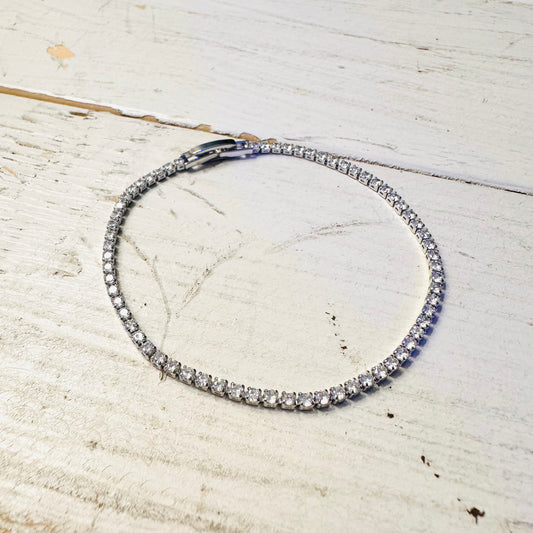 Dainty Simple Tennis Bracelet 2mm