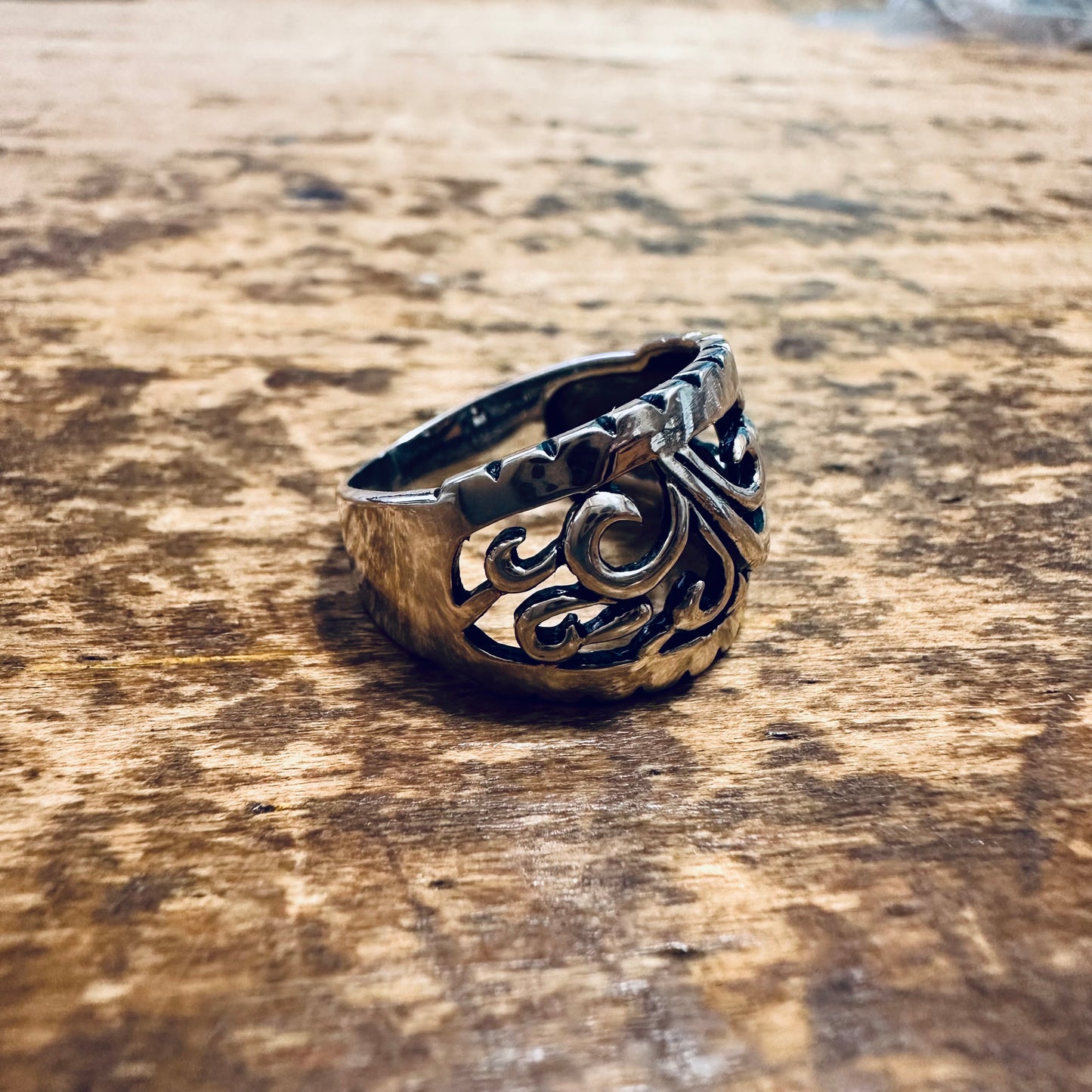 Sterling Filigree Dome Ring