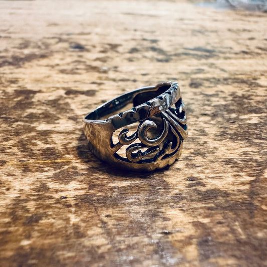 Sterling Filigree Dome Ring