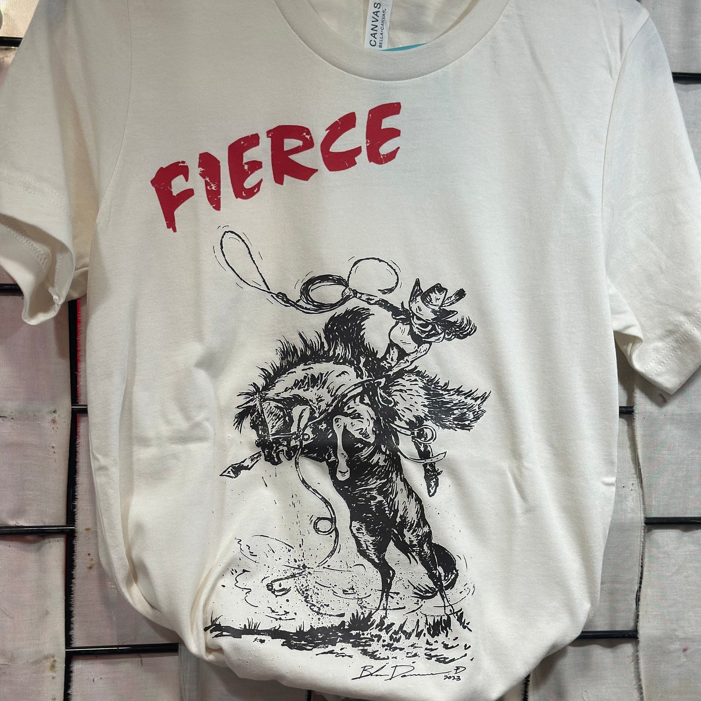 FIERCE Cowgirl Bronc Tee