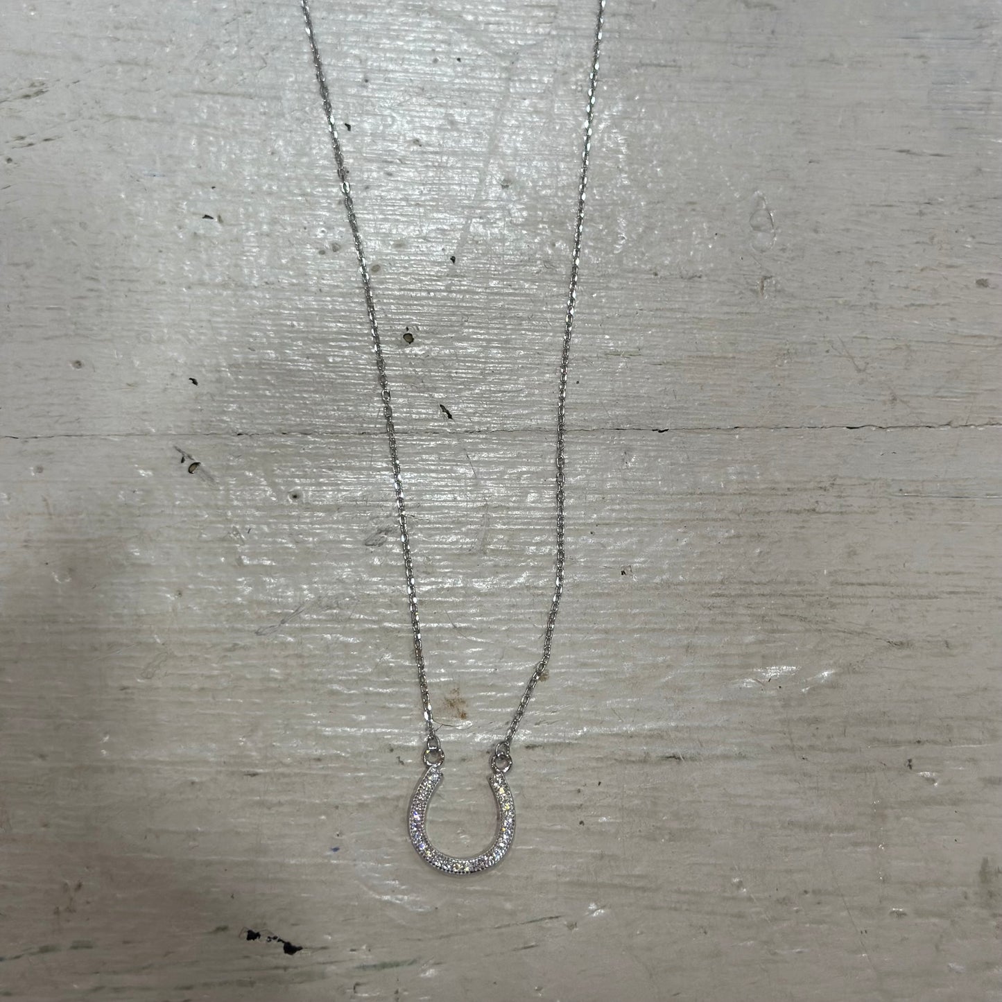 Sterling Silver Horseshoe Necklace