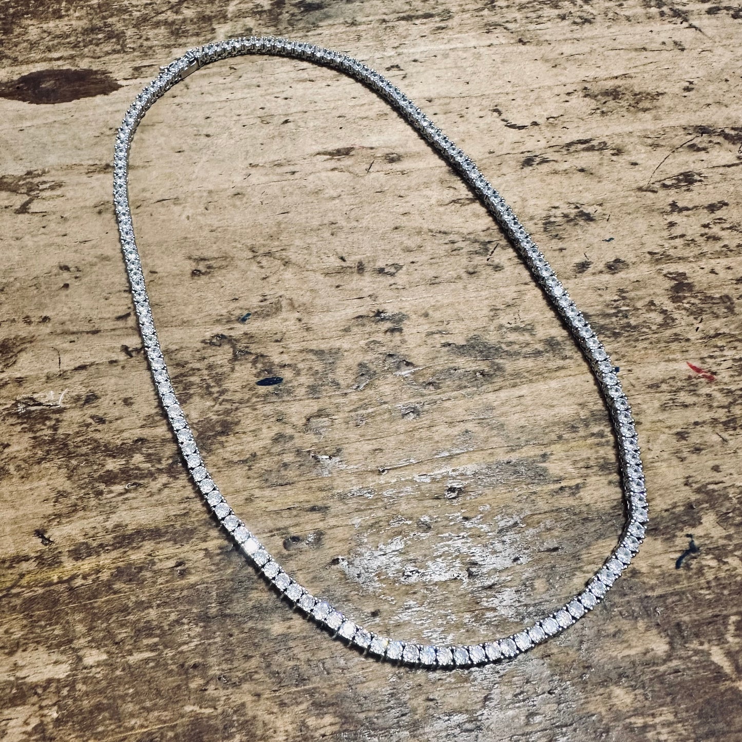 18" Classic CZ Tennis Necklace