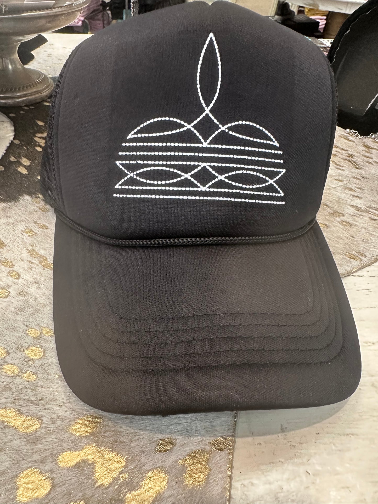 Boot Stitch Trucker Cap