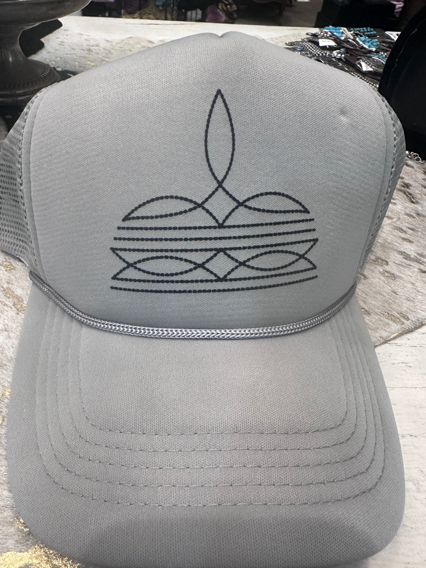 Boot Stitch Trucker Cap