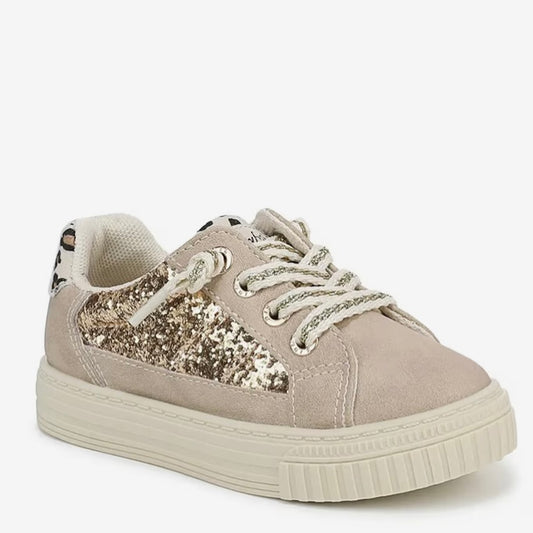 Toddler Blowfish Amaze Gold & Leopard Sneaker