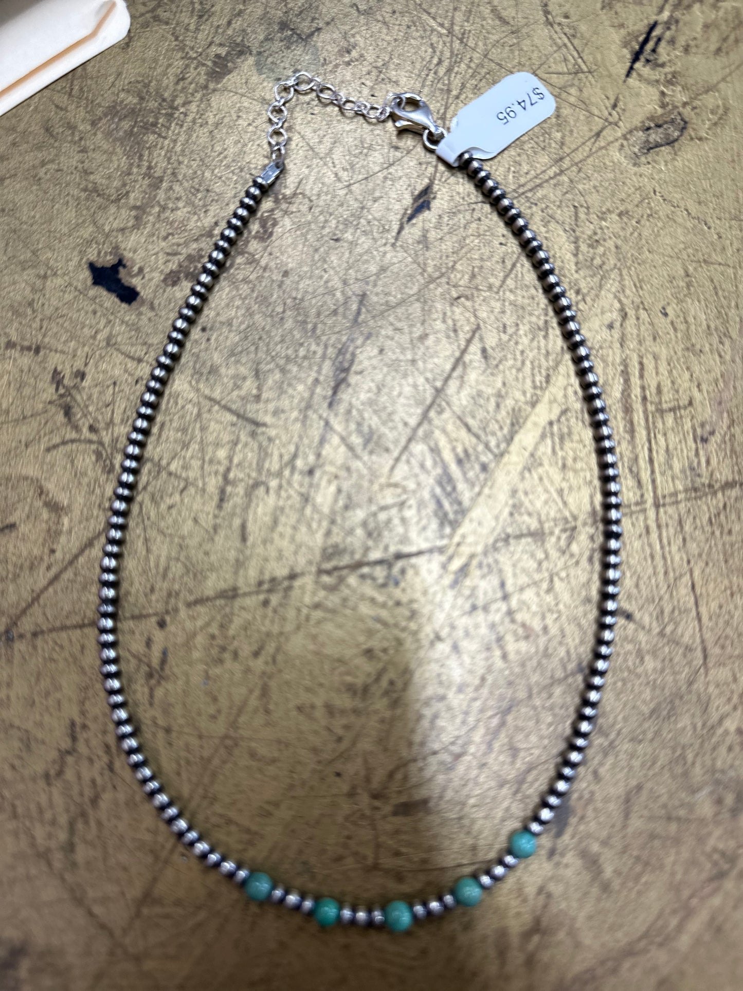 Navajo Pearl & Turquoise Choker