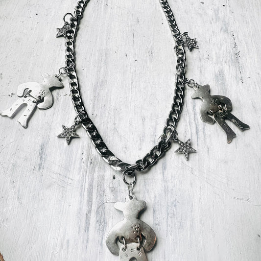 Junkyard Cowgirl "Cowboy" Necklace