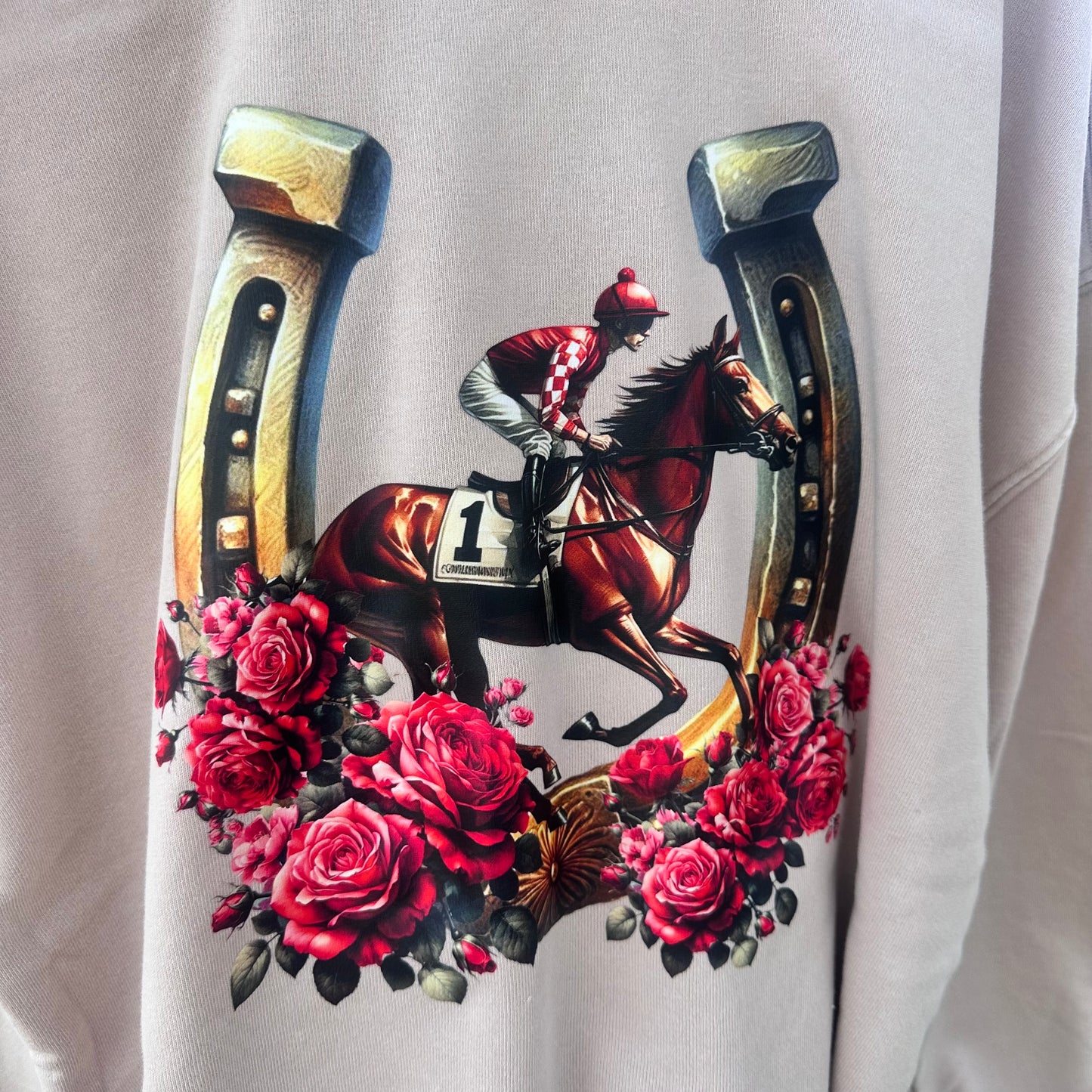 Take Me to the Derby Cropped Sweatshirt