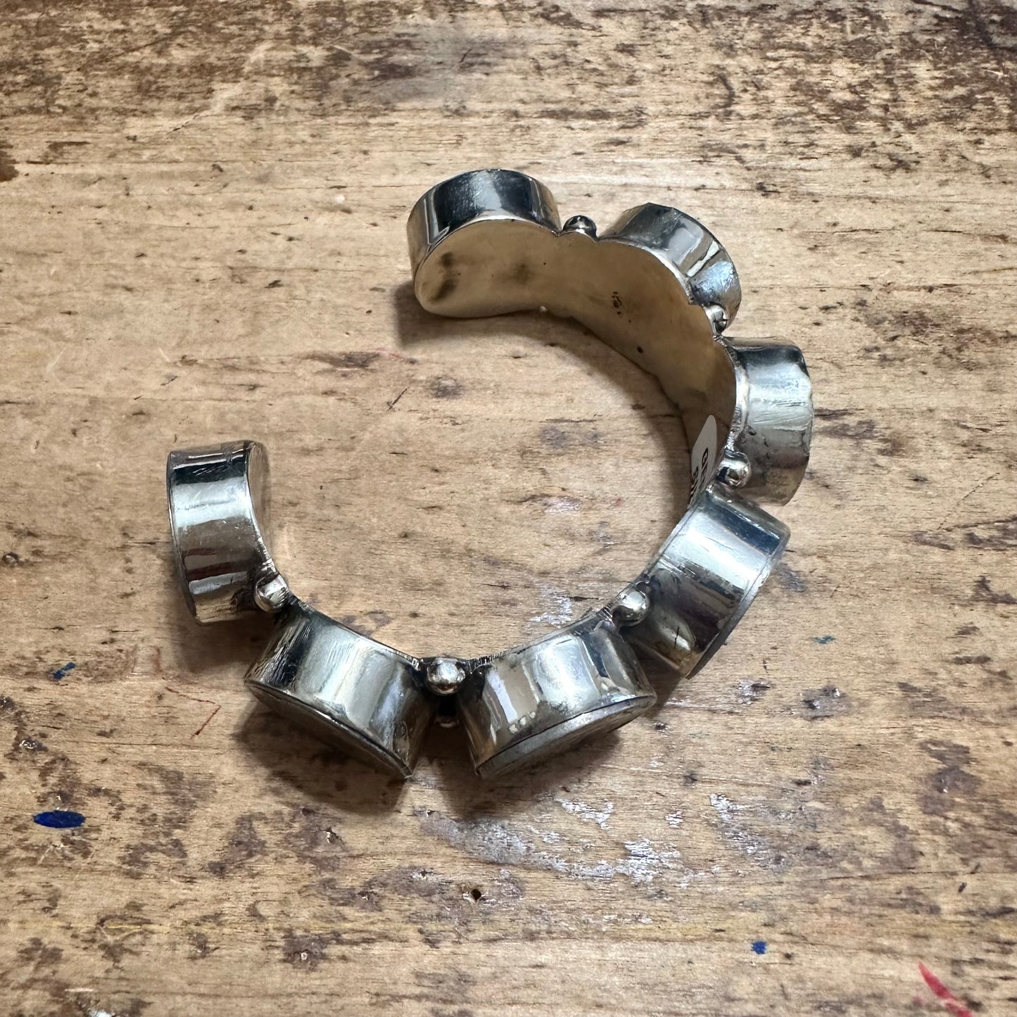 Buffalo & Indian Coin- Coin Silver Cuff Bracelet