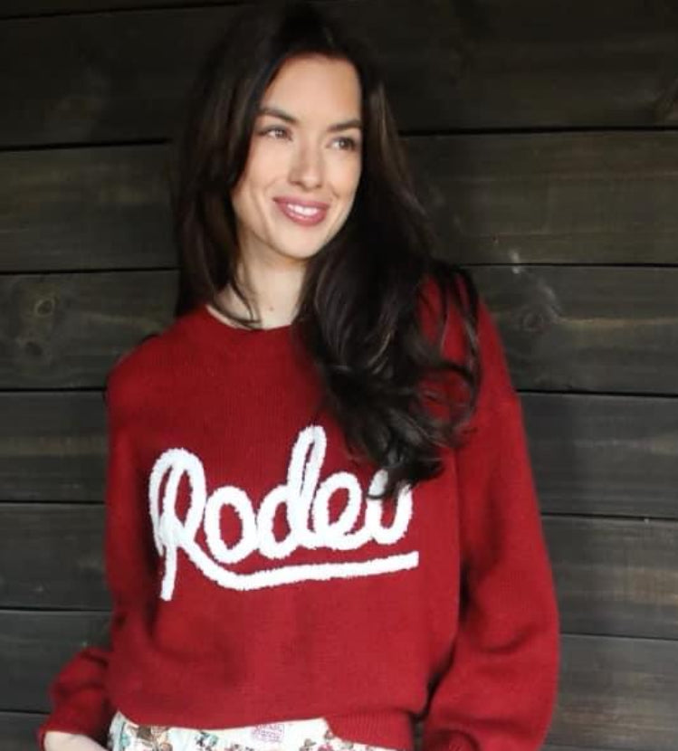 Red Rodeo Sweater