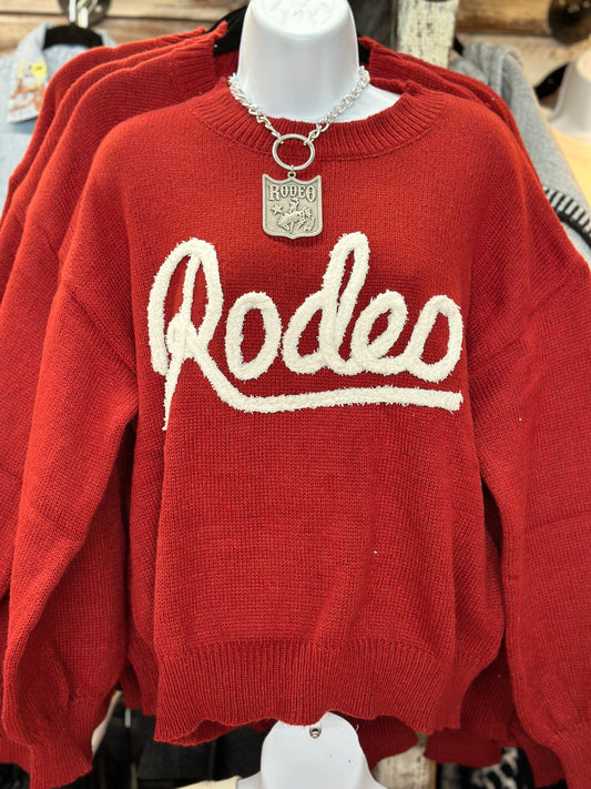 Red Rodeo Sweater