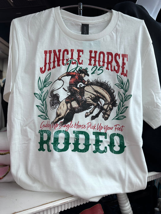 Jingle Horse Rodeo Bronc Tee