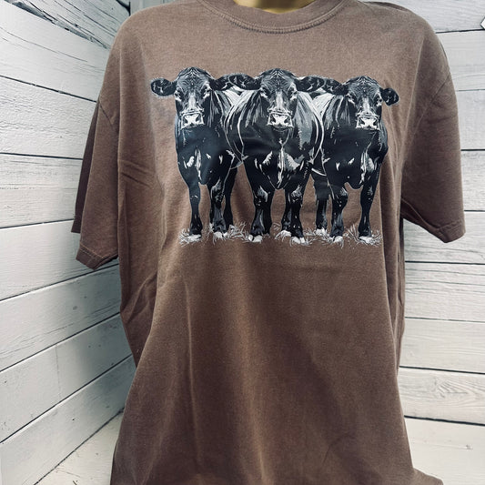 Espresso Cattle Herd Tee
