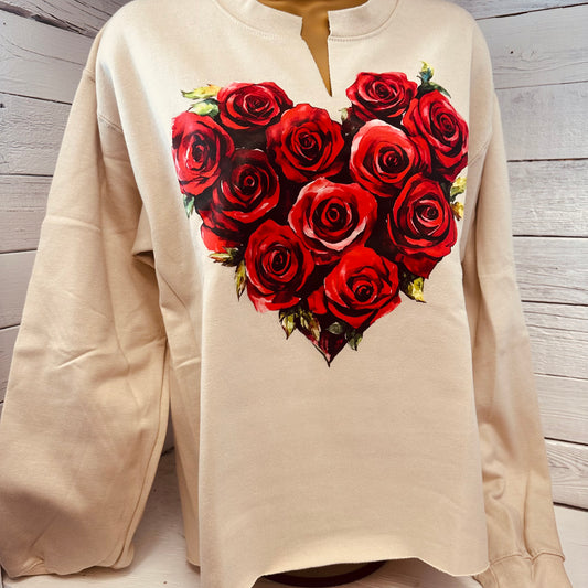 Heart of Roses Sweatshirt