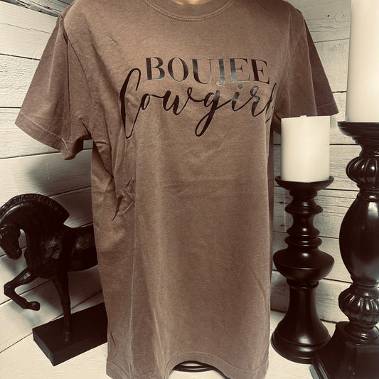 Boujee Cowgirl Expresso Tee