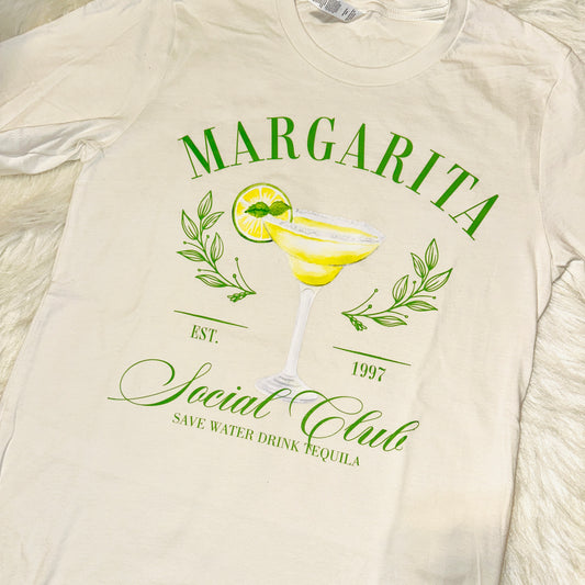 Margarita Social Club Vintage Tee