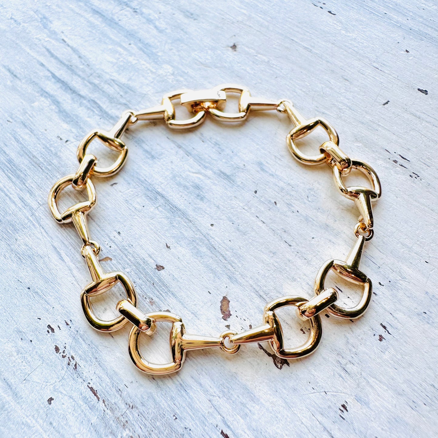 Gold Bit Bracelet