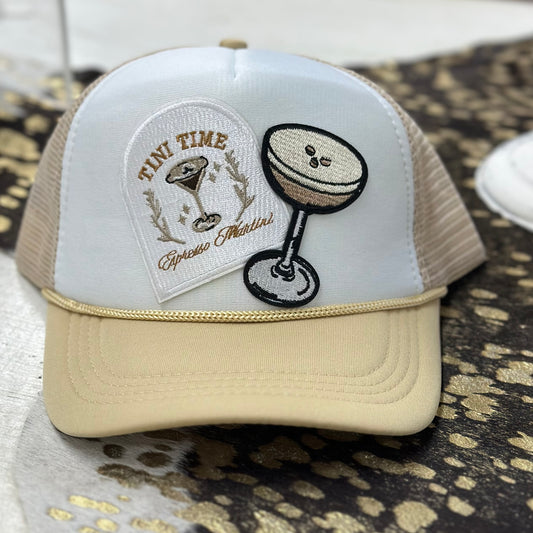 Taupe Tini Time Trucker Cap - 2
