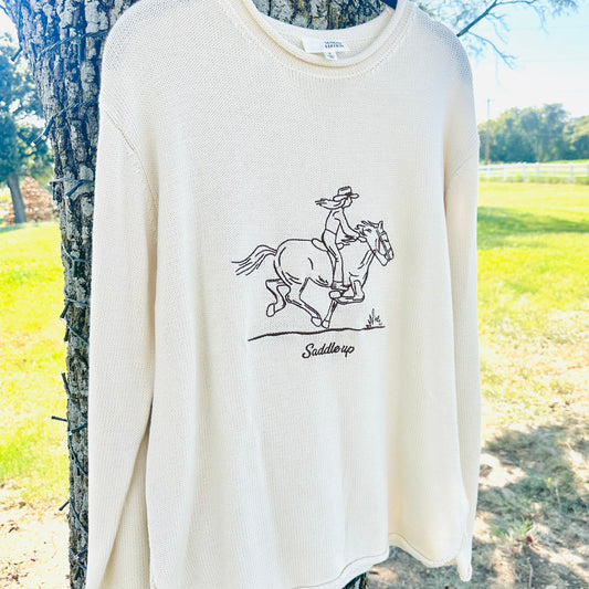 Saddle Up Graphic Sweater