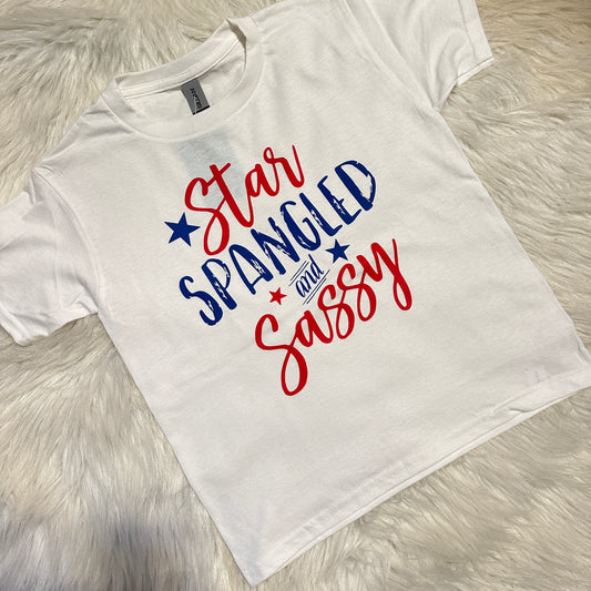 Youth Star Spangled and Sassy Tee