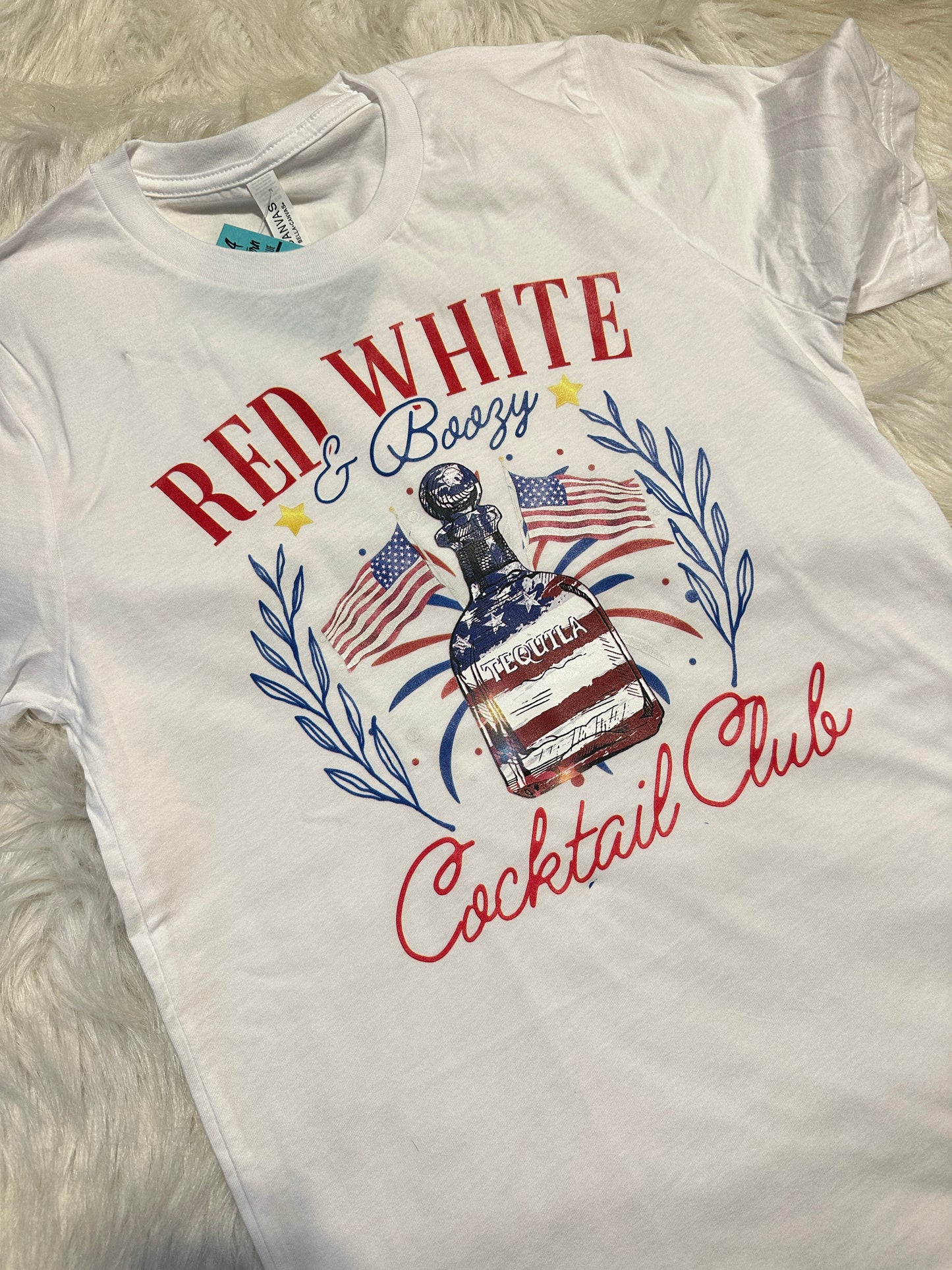 Red, White, and Boozy Tee