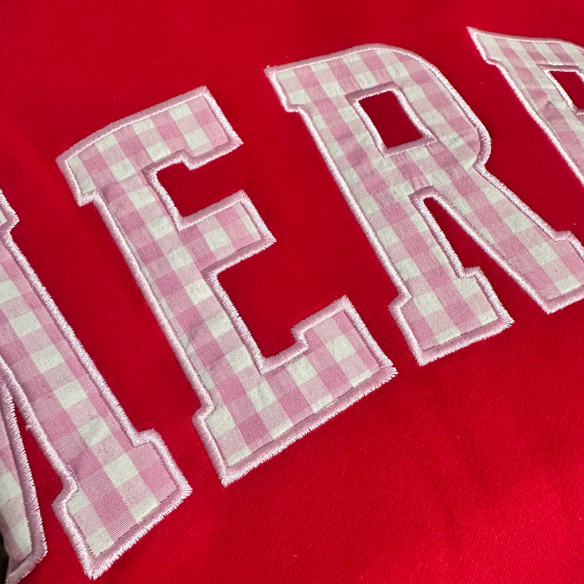 Merry Emb Mock Sweatshirt