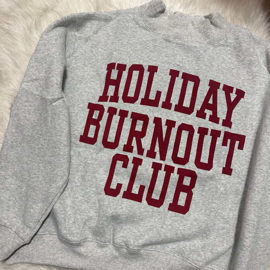 Holiday Burnout/Crisis Reversible Sweatshirt