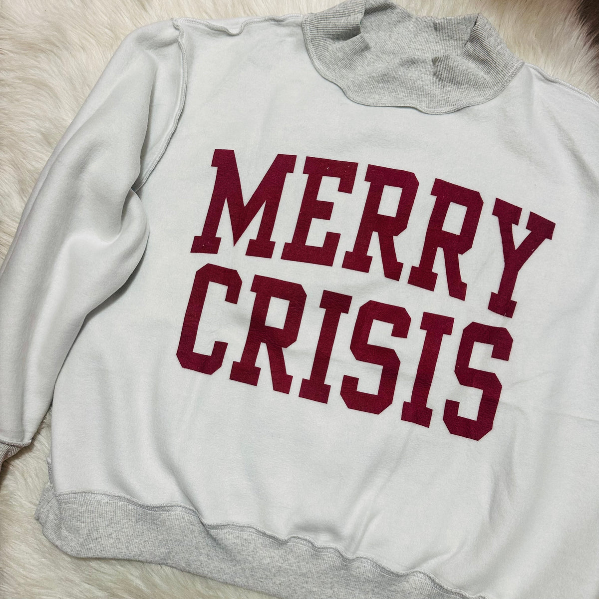 Holiday Burnout/Crisis Reversible Sweatshirt