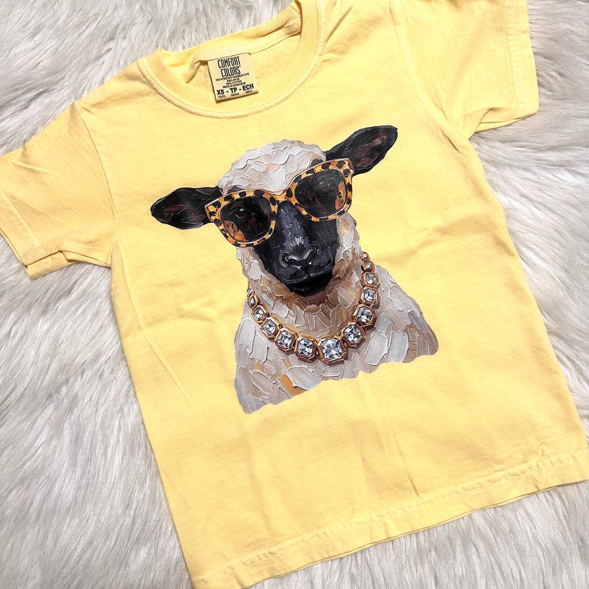 Youth Glam Sheep Butter Tee