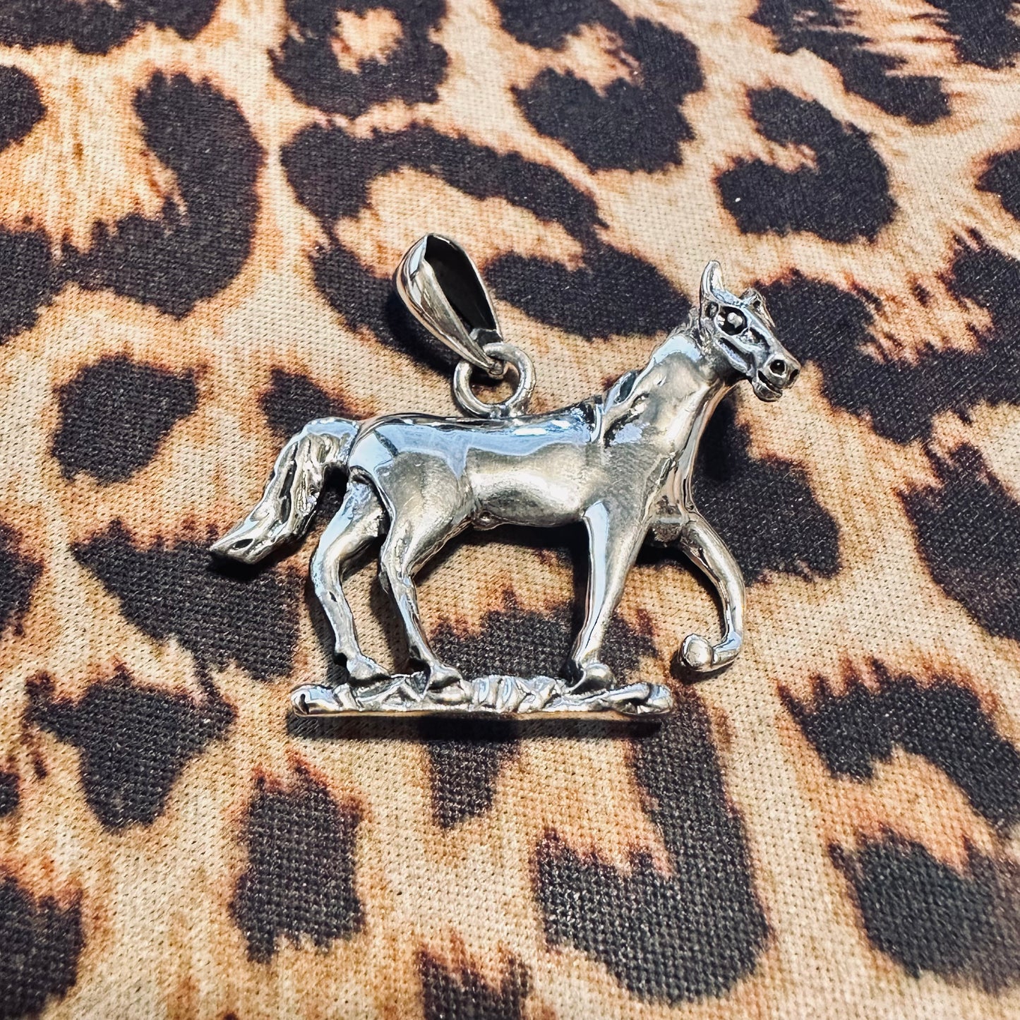 Sterling Horse Necklace Pendant