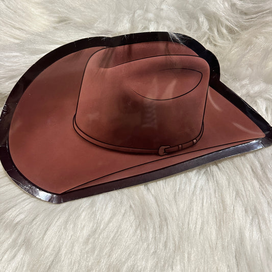 Cowboy Hat Paper Dessert Plates