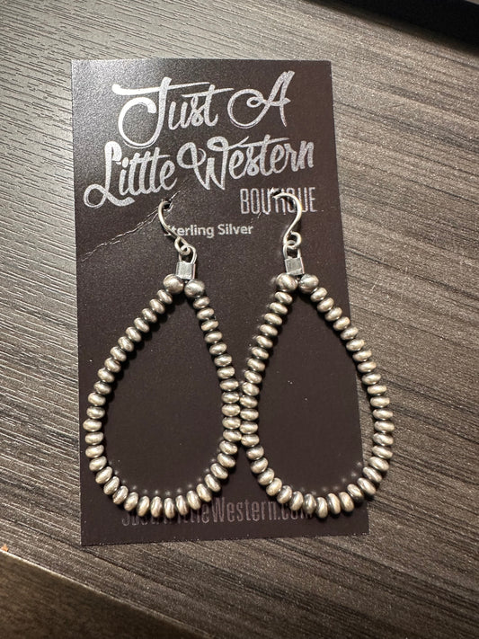Sterling Silver Teardrop Earring