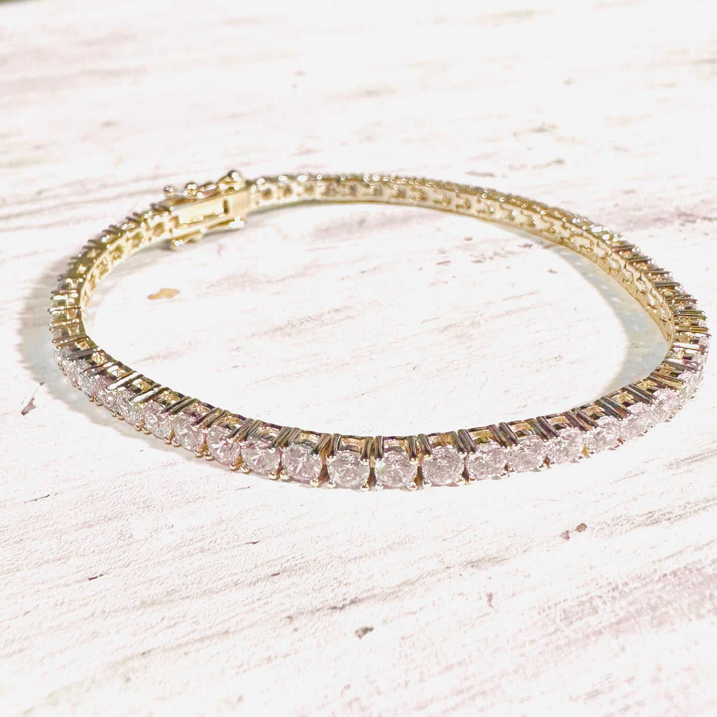 Classic Gold Tennis Bracelet