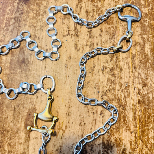 Yochi NY 40" Double Bit Toggle Necklace