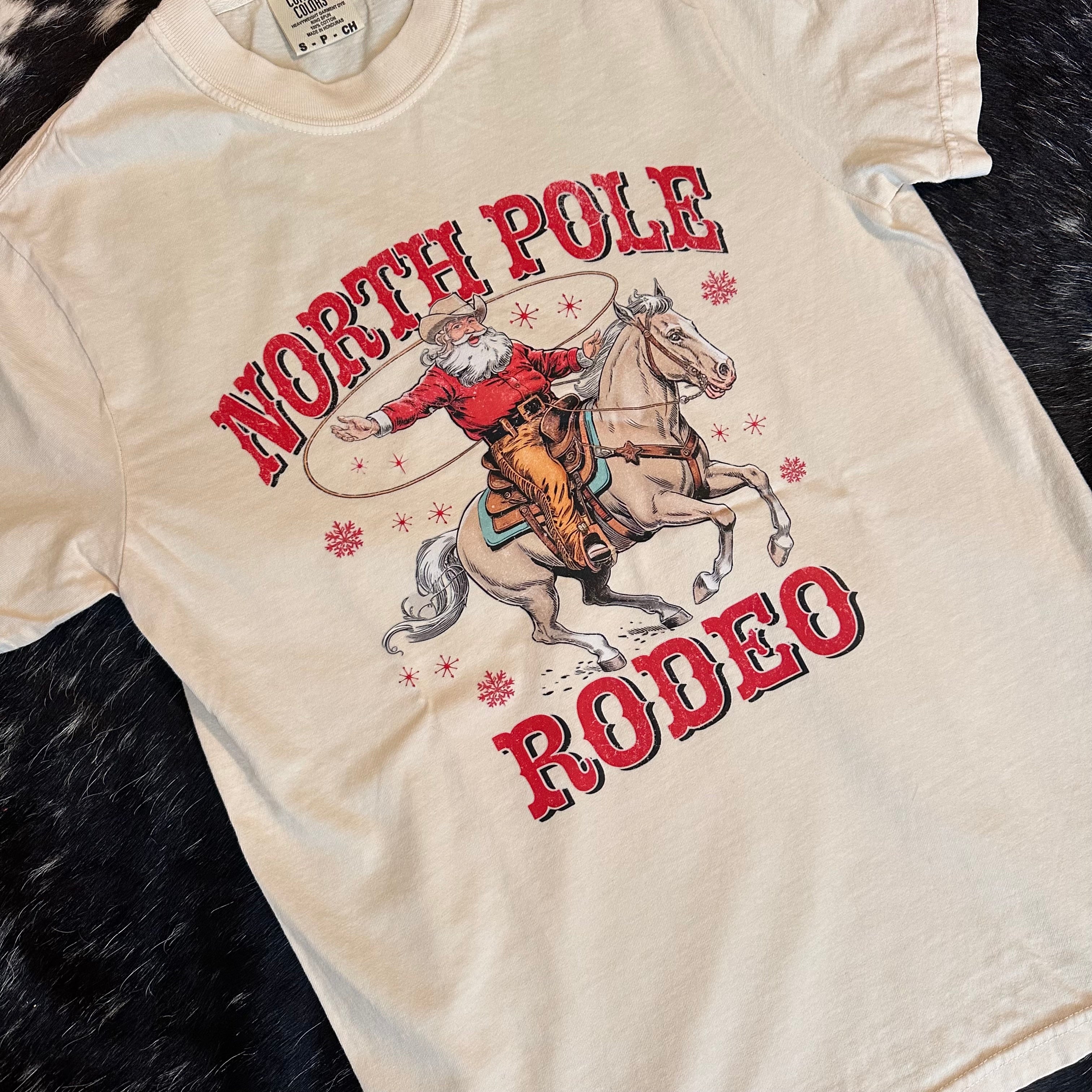 North Pole Rodeo Tee – JUST A LITTLE WESTERN