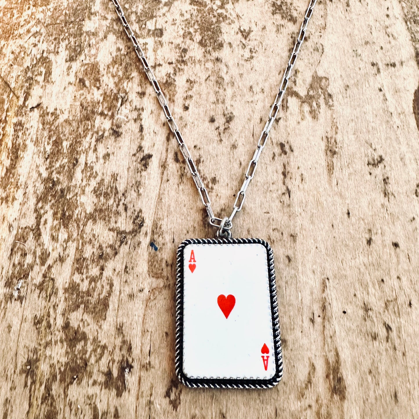 Ace of Hearts Necklace
