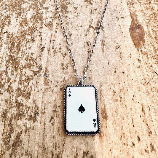 Ace of Spades Necklace