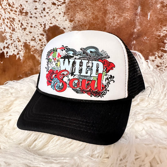 Wild Soul Trucker Cap Black