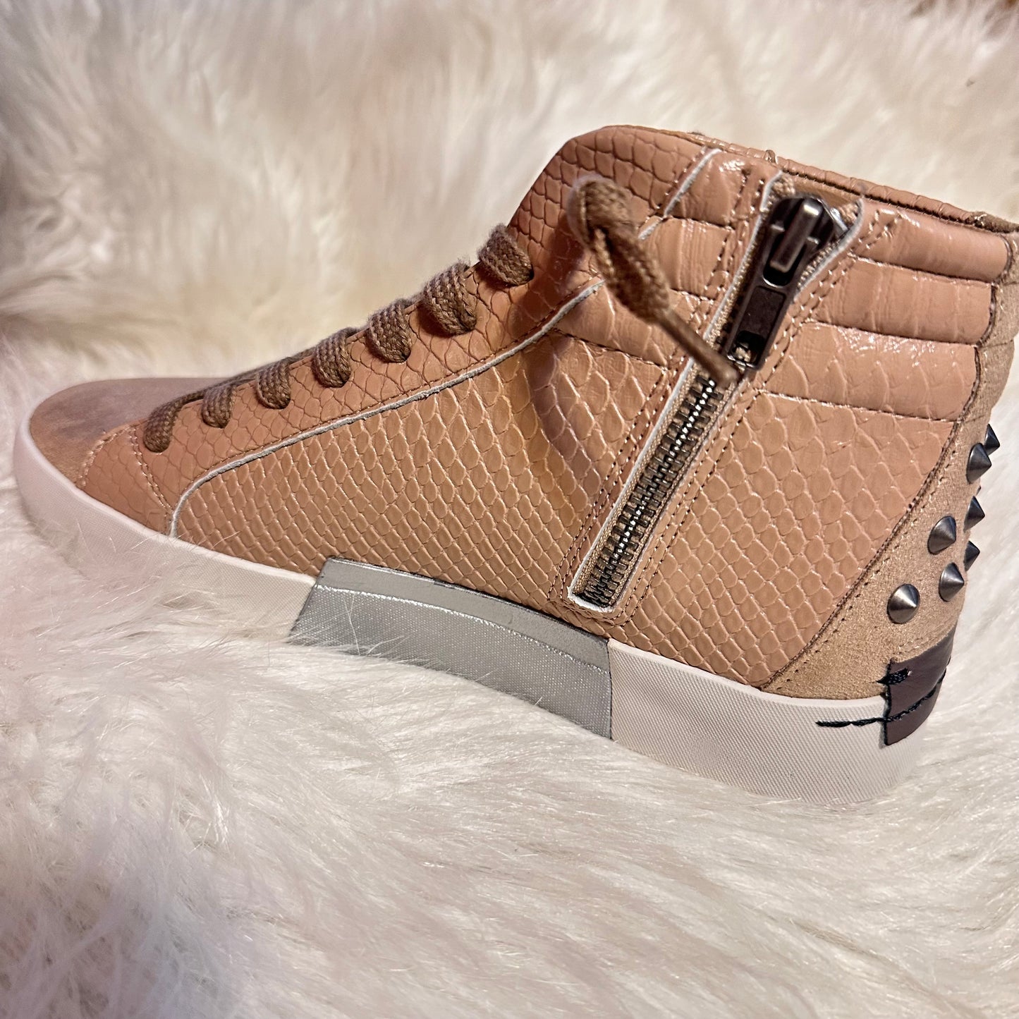 Shu Shop Reese Taupe Snake HighTop