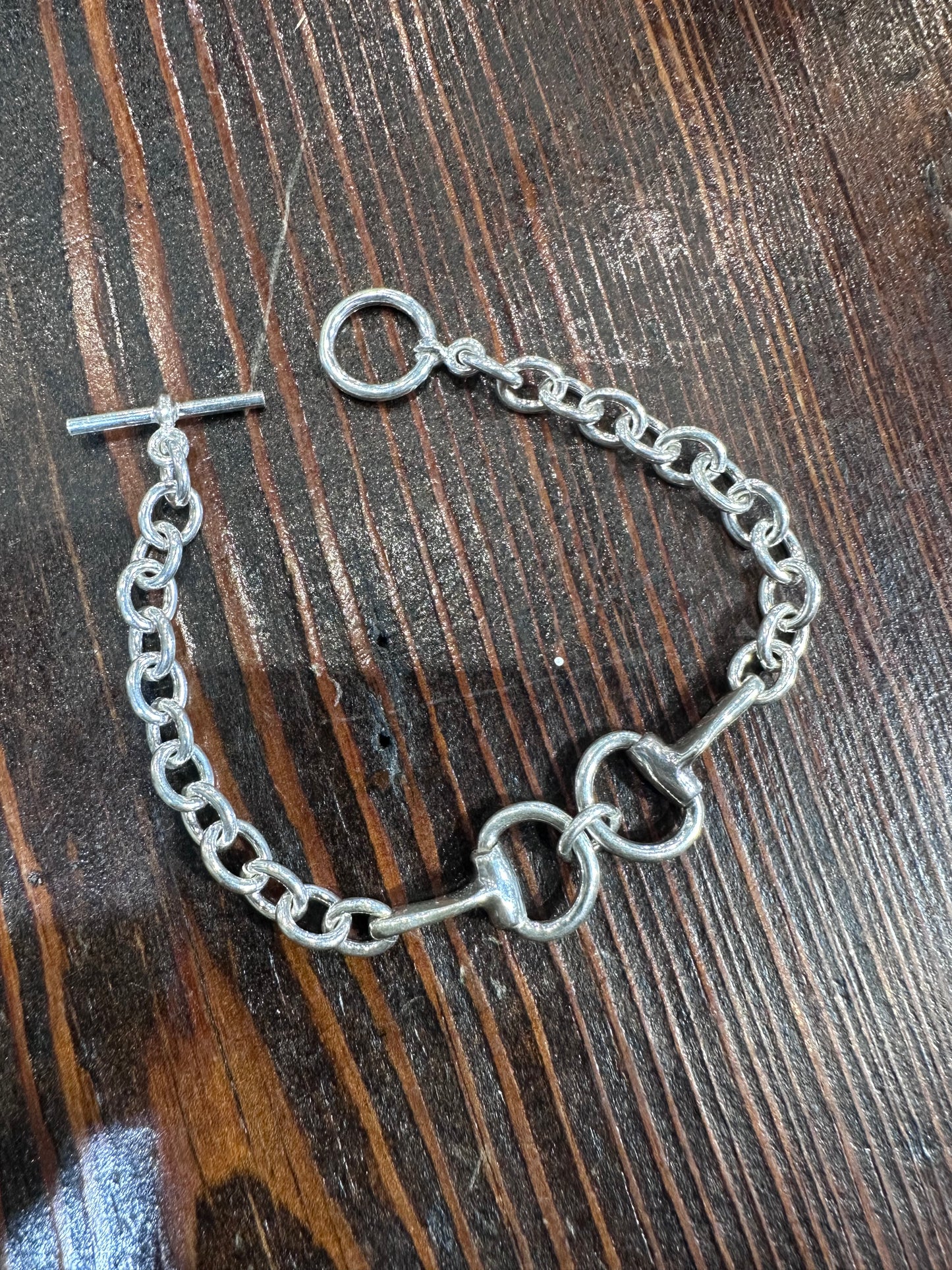 Sterling Silver Single Bit Bracelet