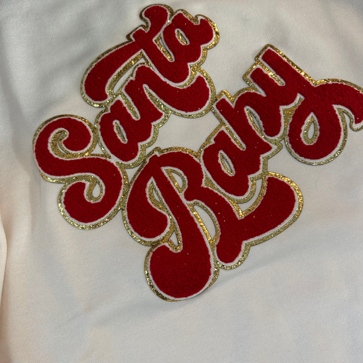Santa Baby Chenille Patch Sweatshirt