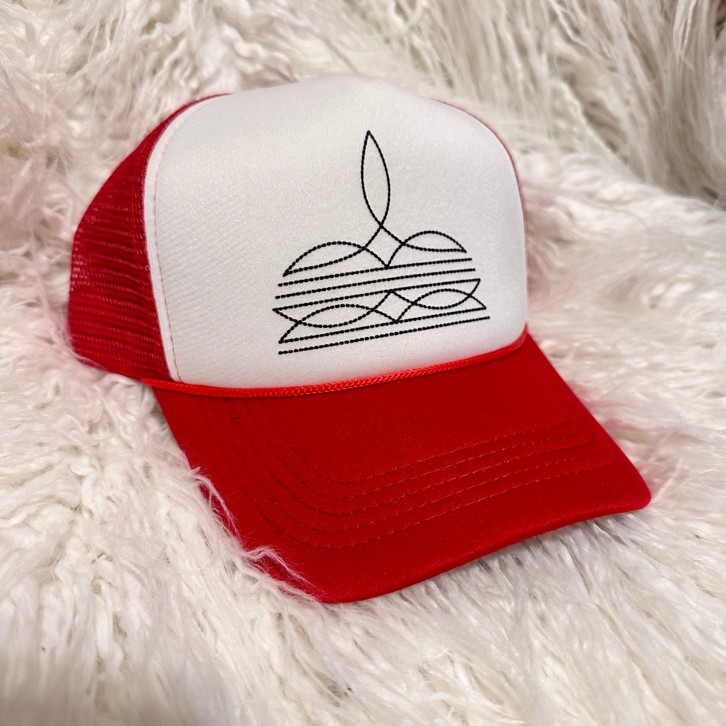 Boot Stitch Trucker Cap