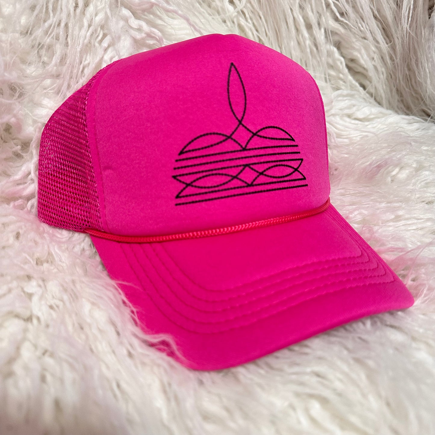 Boot Stitch Trucker Cap