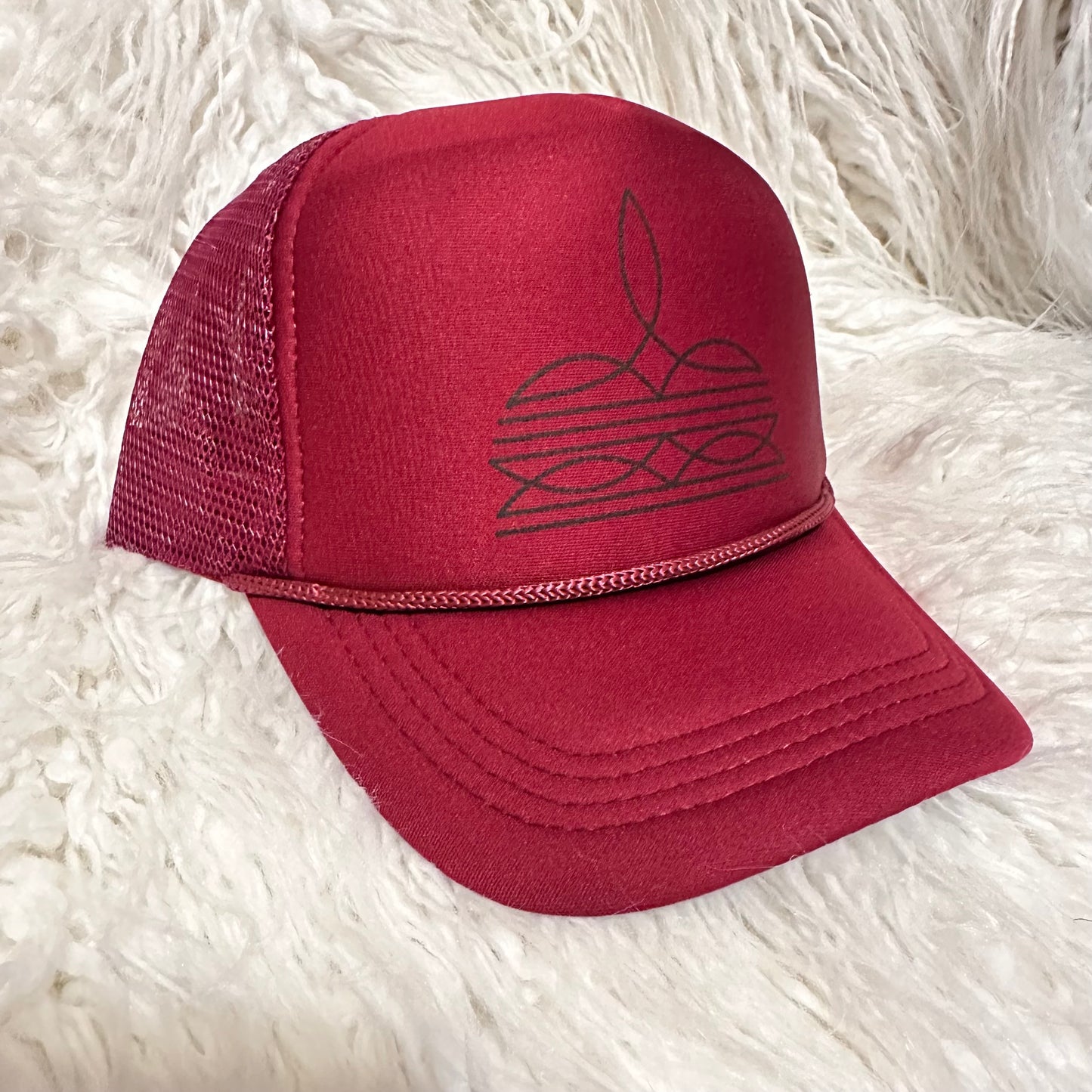 Boot Stitch Trucker Cap