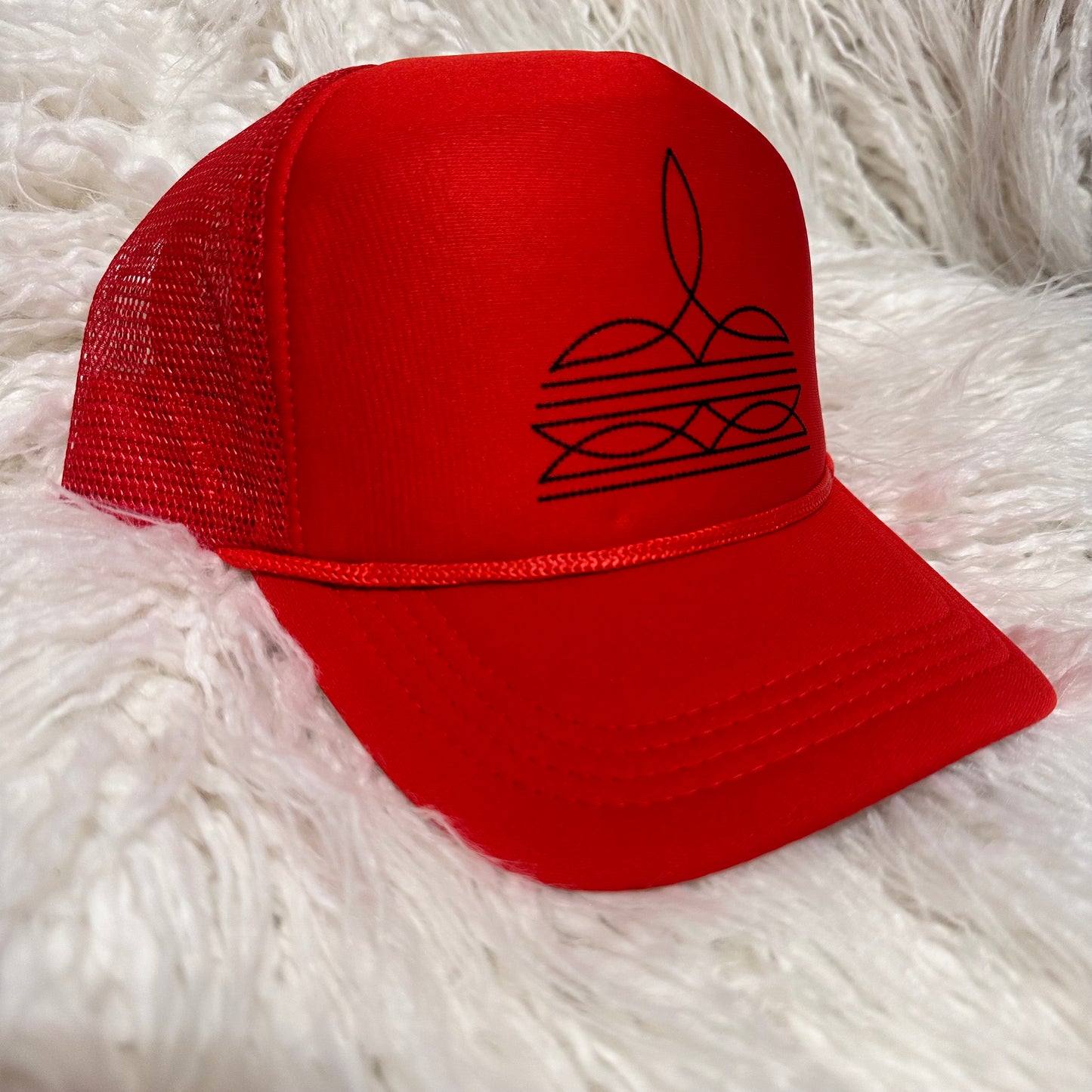 Boot Stitch Trucker Cap