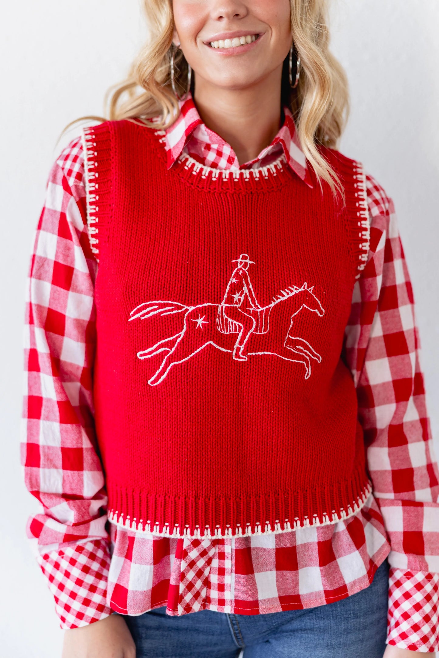 Red Star Rider Sweater Vest