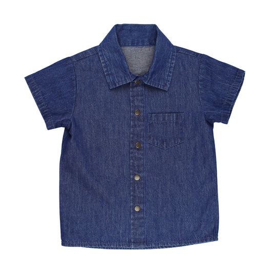 L'oved Baby Denim Button Up Top