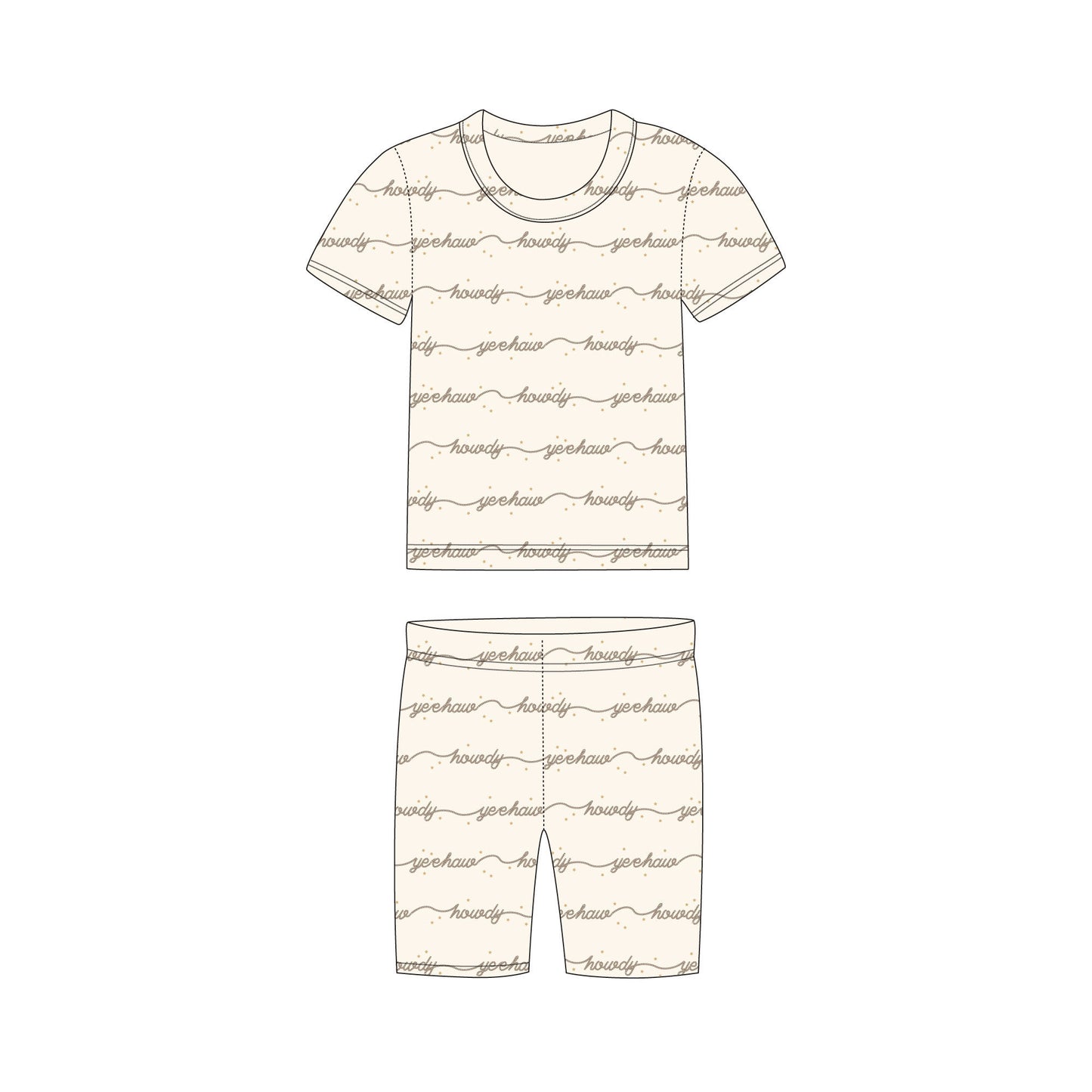 L'oved Baby Kids Howdy PJ Set
